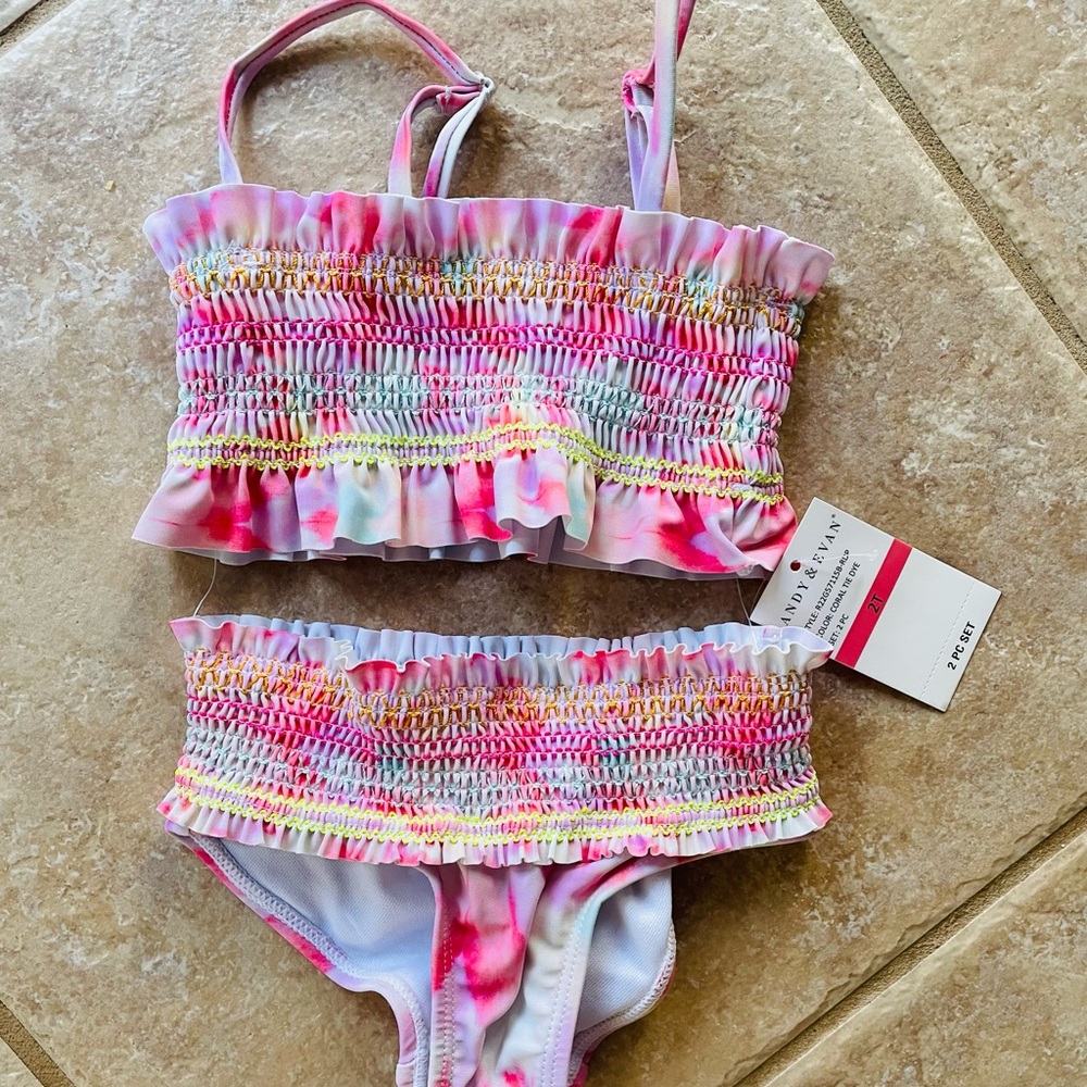 Andy & Evan 2 piece swim - Sz 2T